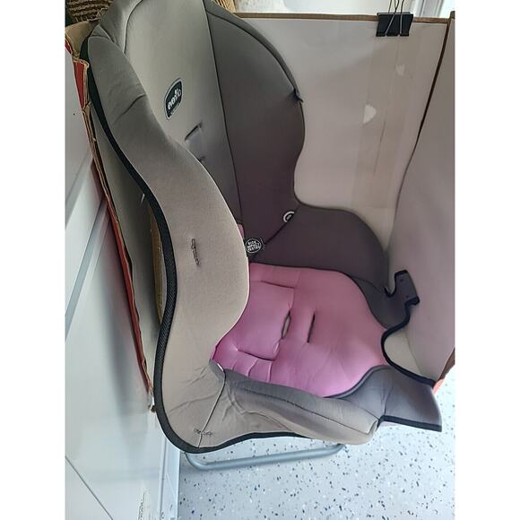 Evenflo Tribute Seat Cover Fabric Cushion Padding Replacement Padding Pink/Gray - Picture 7 of 10